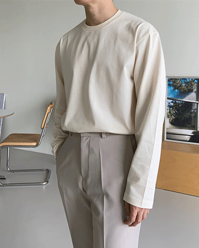 프리미엄 실켓 긴팔 티셔츠 (16color)